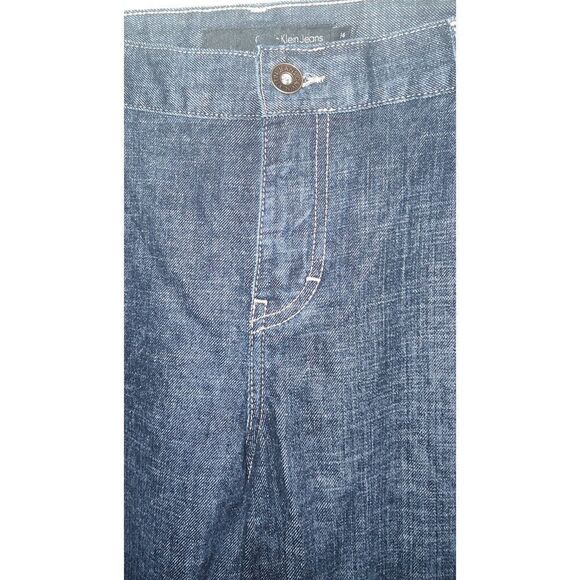 NWT Calvin Klein women size 14/32 FLARE jeans Double stone wash - Picture 3 of 11